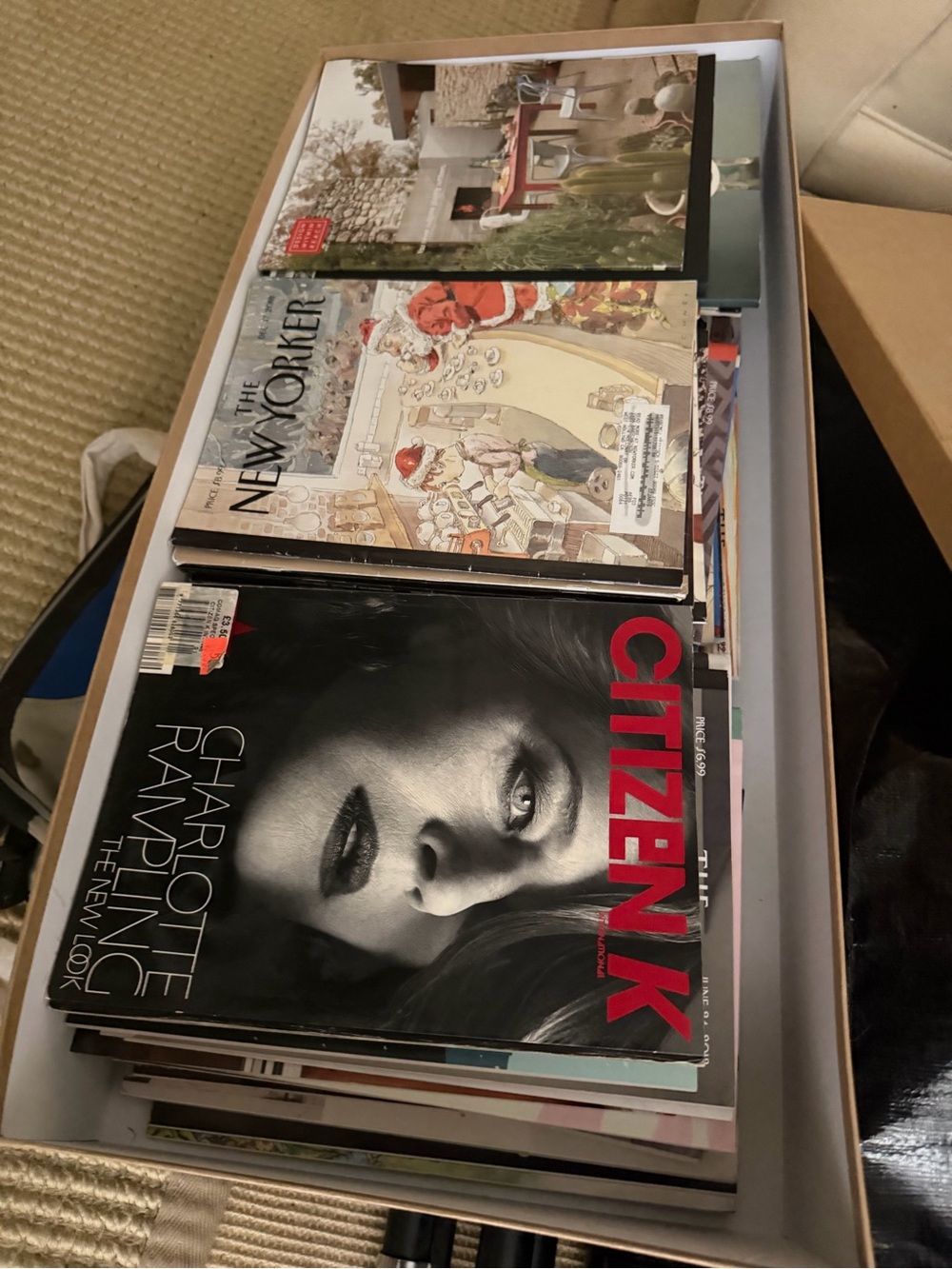 Citizen Magazine Cover in Black and Red